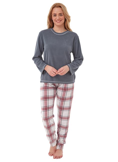 womens fleece sleepwear sets